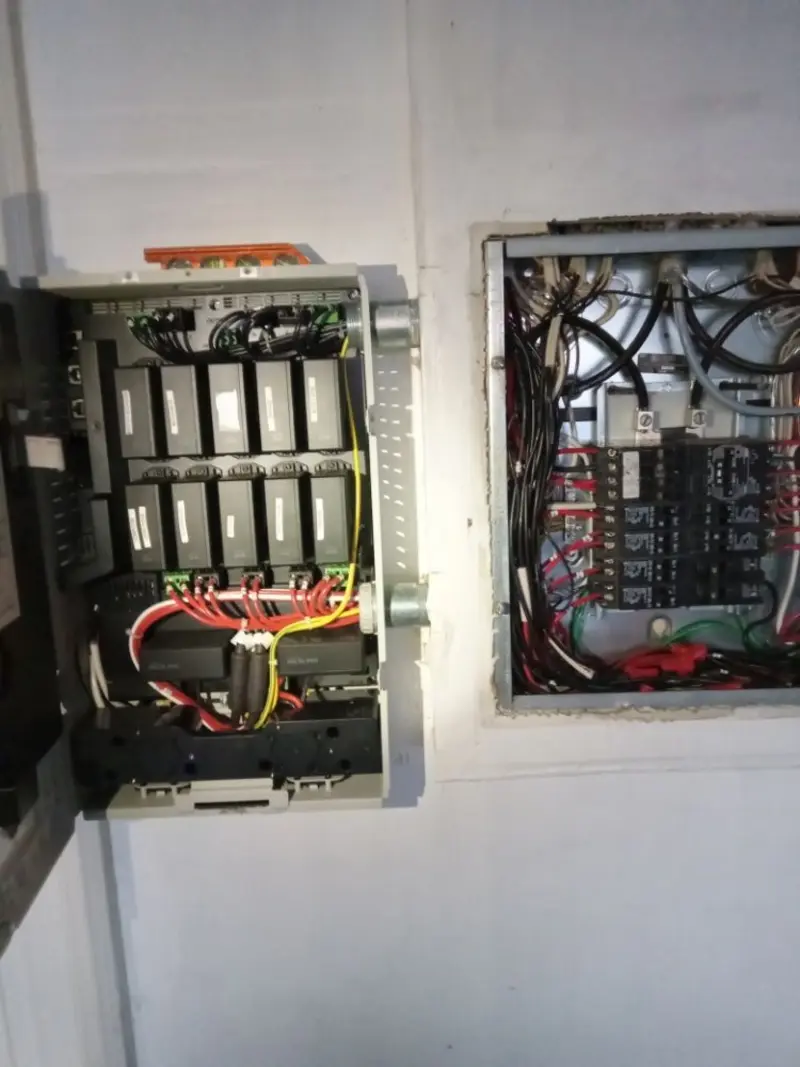 Electrical panel upgrade completed for Commercial Electrician Services in Norfolk